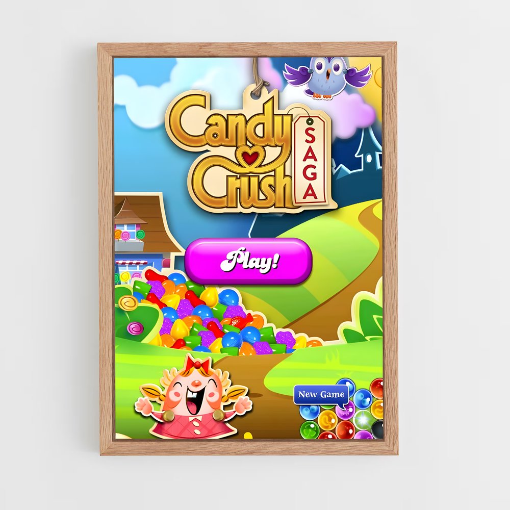 Poster Sucre Éternel – affiche Candy crush (vue 4)
